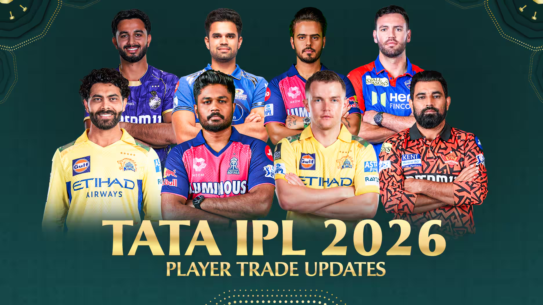 IPL 2026 all teams and captains - PDM999